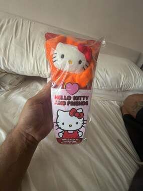 Sanrio Jazwares Hello Kitty and Friends 14-inch Valentine Plush Flower Ombre Ora